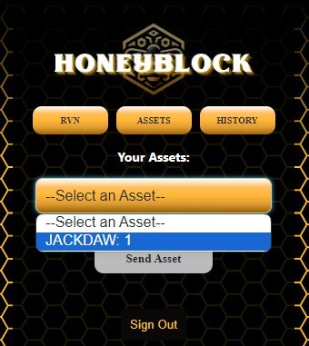 Don't sleep on the #Ravencoin HoneyBlock wallet. We just tested it with Jackdaw and couldn't be more excited for what the future holds. Great job <a href="/HoneyBlockRVN/">HoneyBlock Wallet</a>! $RVN