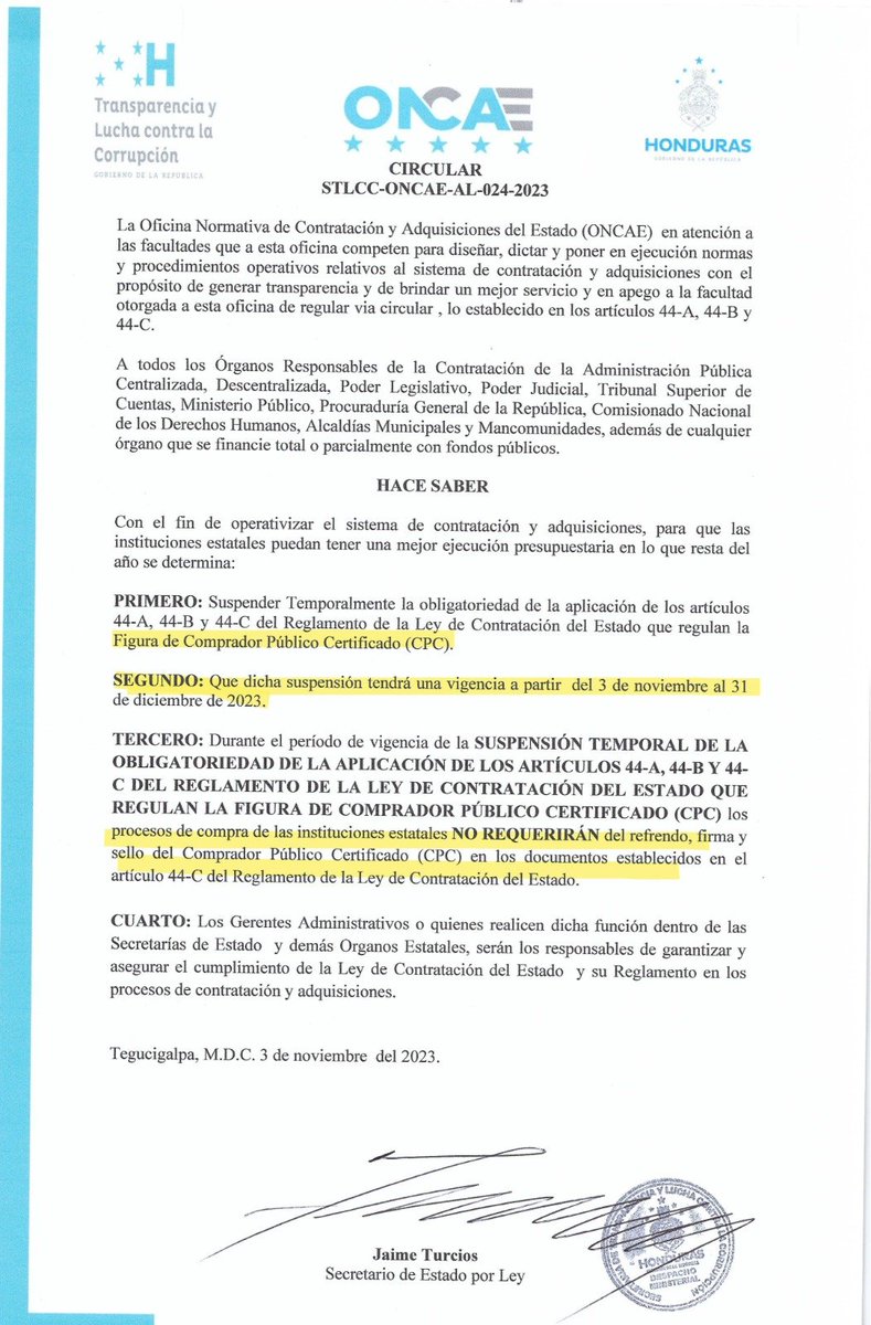 Algunos datos sobre el Comprador Público Certificado (CPC):
1. La figura es un legado institucional que dejó el Programa Umbral de la Cuenta del Milenio que hubo entre 2014 al 2019

2. Con asistencia técnica de la Cuenta del Milenio se lograron evaluar y certificar a 240 CPC que