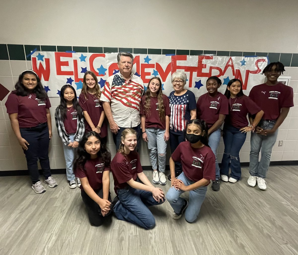Fantastic day celebrating our community veterans with the Student Council and Student Ambassadors! 🎉 #Gratitude #CommunityUnity #TheDSLAWay <a href="/mansfieldisd/">Mansfield ISD</a> #WhenKidsLead <a href="/TechNinjaTodd/">Todd Nesloney</a>