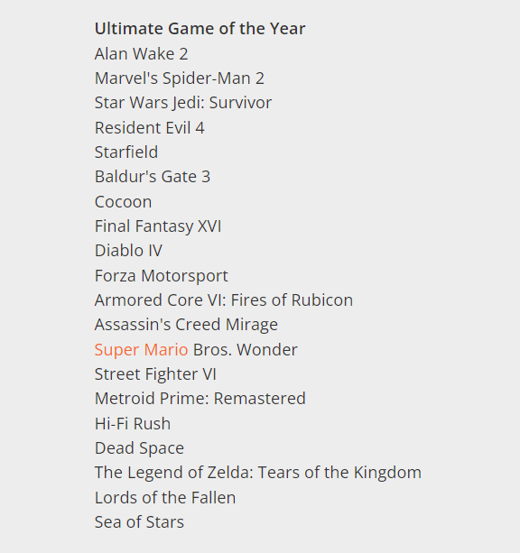 Baldur's Gate 3 wins Ultimate Game of the Year and more at the