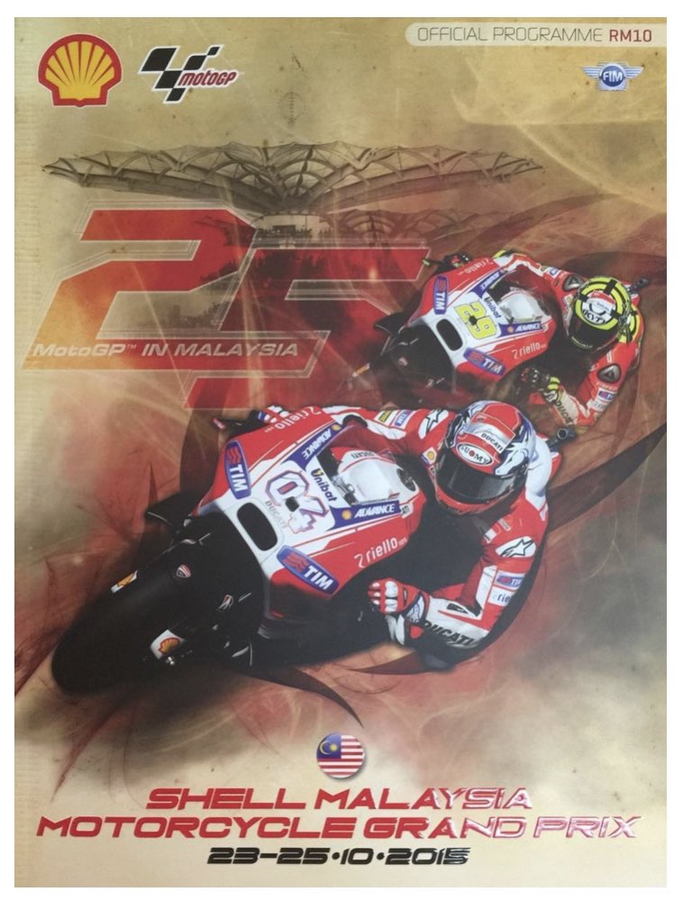 AntonioRamosGP's tweet photo. GP of Malaysia 2015 π²πΎπ
#MalaysianGP #Sepang #OldProgrammes https://t.co/dNrPjhPGtL