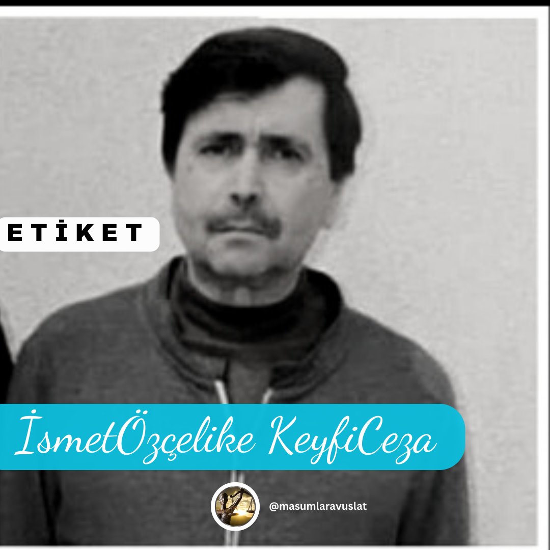 Kalp hastası İsmet Özçelik, 29 Kasım 2022'de denetimli serbestlik hakkı doğduğu halde tahliye edilmedi.

İsmetÖzçelike KeyfiCeza

#GRAMMYs #أبوعبيدة #GazaHolocaust #Gaza_Geniocide #Bitcoin #fcklive #NZvsSL #Ethereum