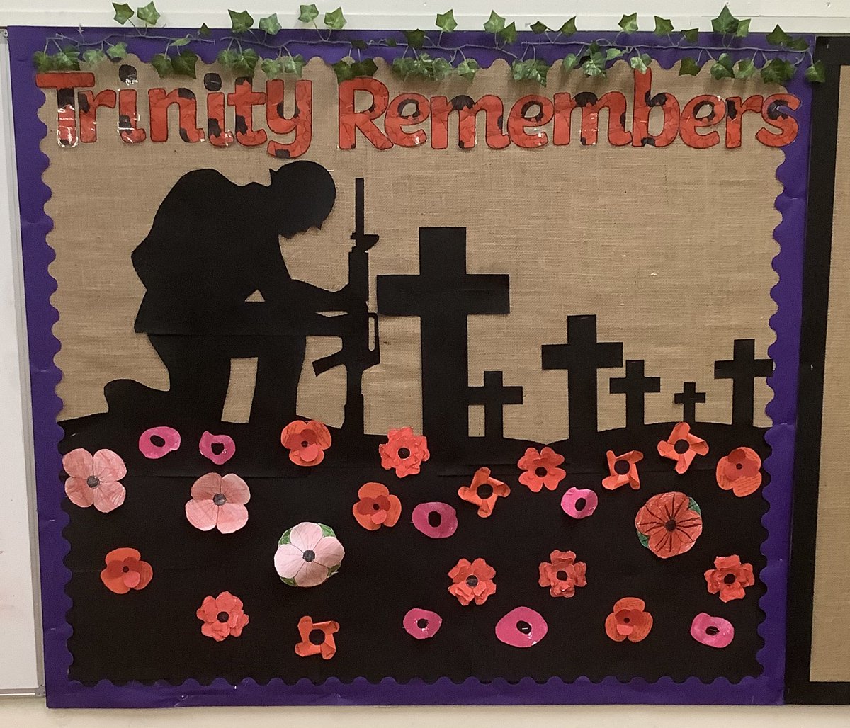 Trinity Remembers 
<a href="/Trinity_PDET/">Trinity C of E Primary School</a> 
#RemembanceDay #Remember #Remembering #Rememberance #Poppy