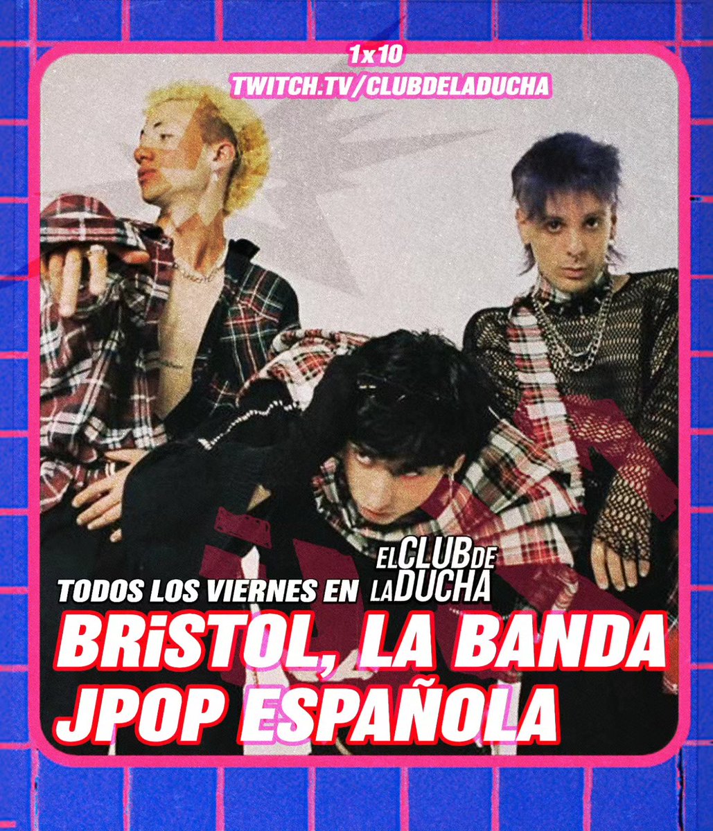 vendo_app's tweet photo. Hoy a las 22:00h tenemos nuevo capítulo de El Club de la Ducha 💦

Esta vez como invitados tenemos a los cracks de BRiSTOL, una banda de música que trae la temática J-Pop a España🔥🔥🔥

Puedes vernos en Twitch: Clubdeladucha 🤙🏻 https://t.co/hB67QhkNpd