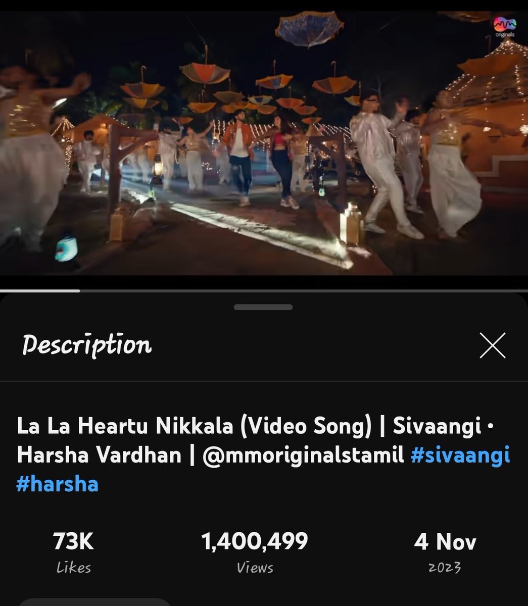 #LalaHeartuNikkala reached 1.4M + views & 73K likes🤍🥳
Continue streaming guys ❤️
youtu.be/HGhVvu1ZtpM?si…
#Harshavardhan
#sivaangi