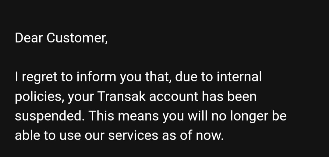 tcgft93's tweet photo. Only had a @Transak account for an hour  lol
WTF transak https://t.co/jFnCaLvXCW