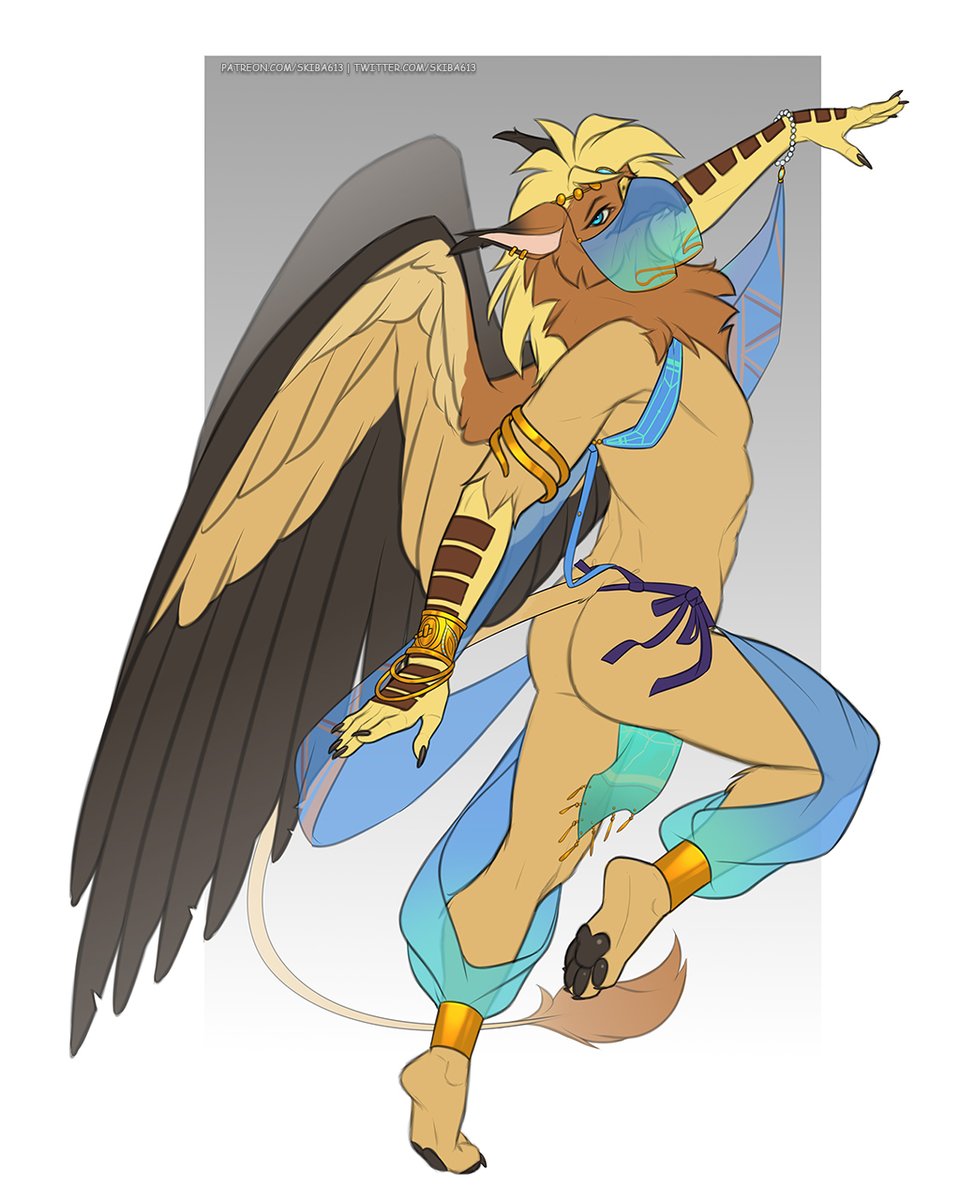 Color sketch for Indrium (FA). Char by Lamihak (FA)