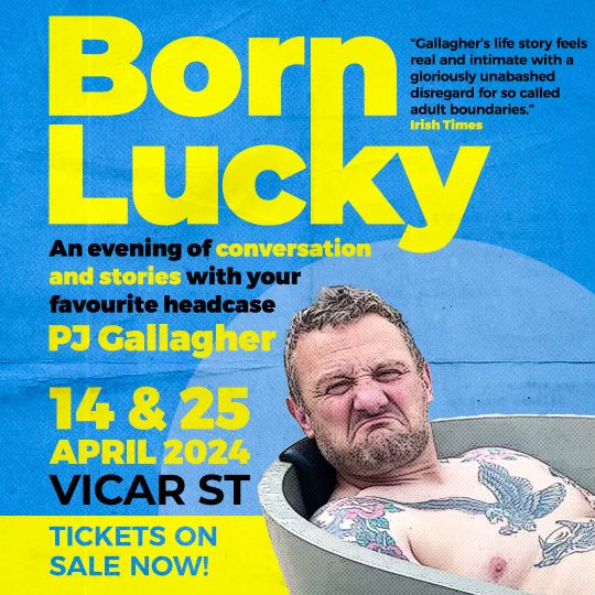 New live show coming. Don’t worry, this isn’t stand up. A bit happy, a bit sad, about going a bit mad and how to have a happy ending. Tickets available now