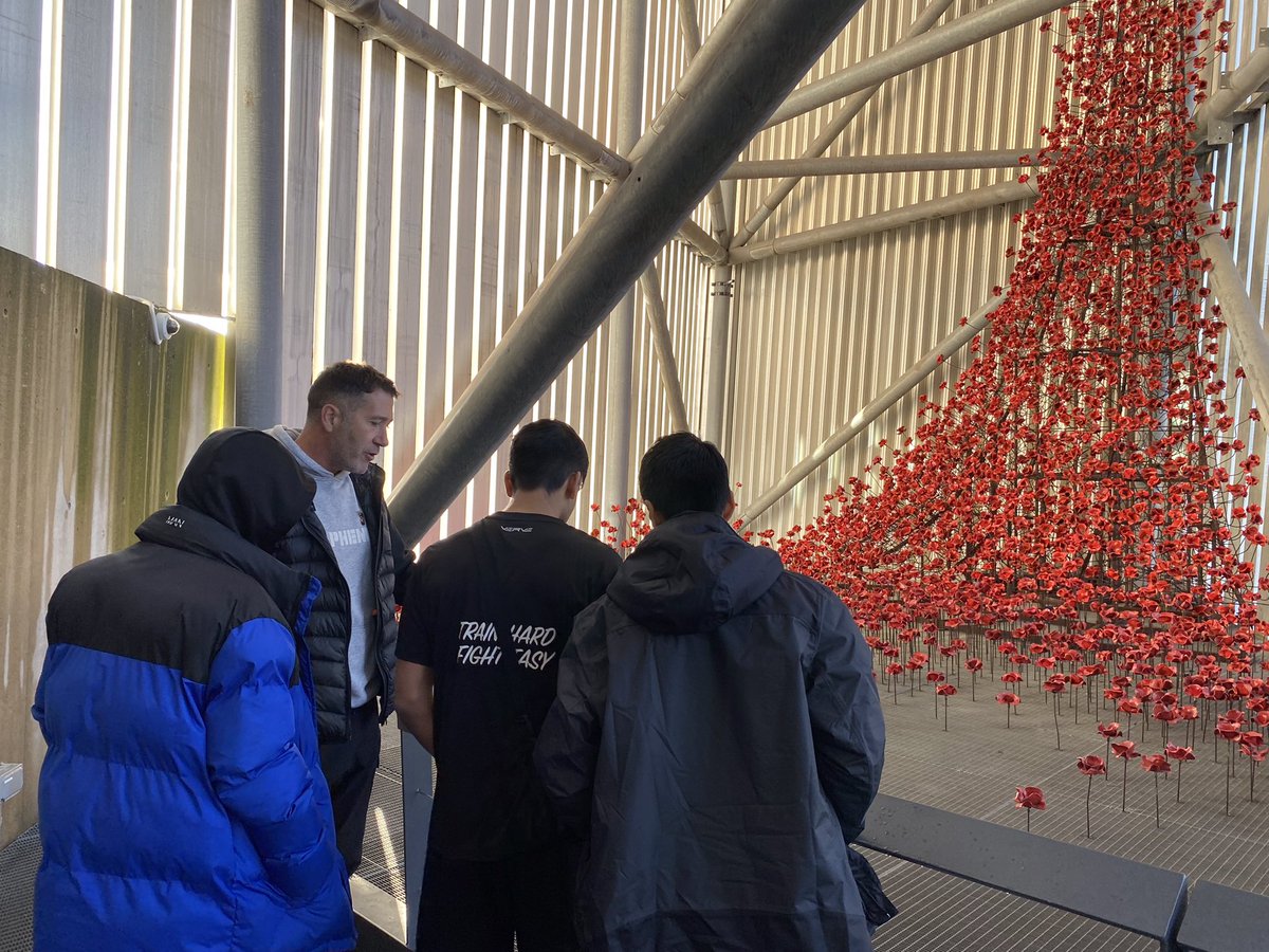 Today’s ECM visit was to Manchester’s Imperial War Museum to explore a very important topic. #LestWeForget