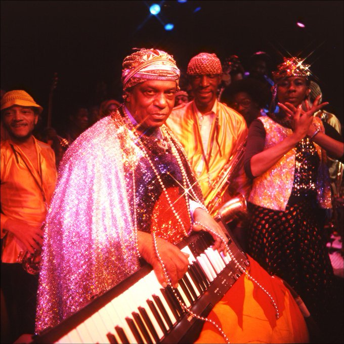 Sun Ra with Marshall Allen, John Gilmore & June Tyson (Bottom Line, NYC - 1977)