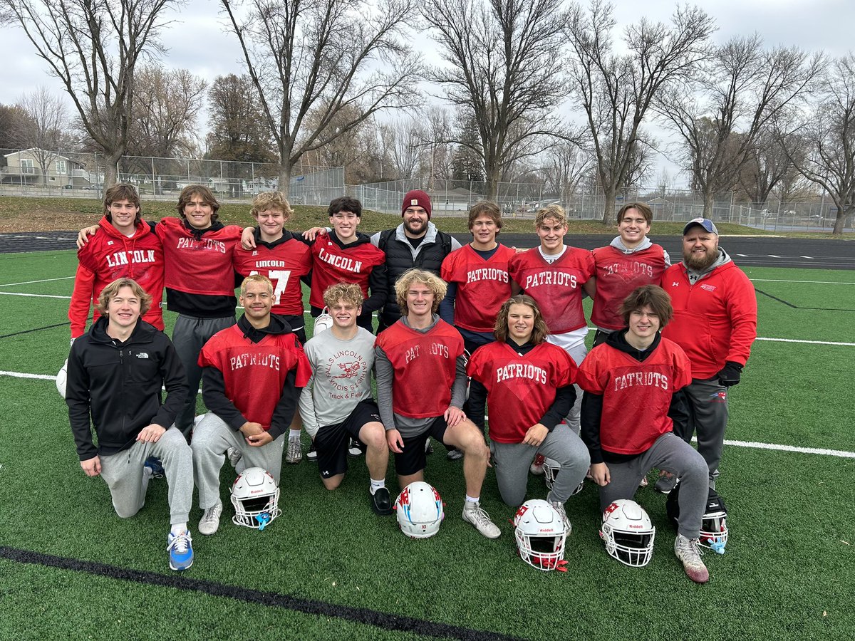 Last practice with the 2023 <a href="/PatsRevolution/">Lincoln Football</a> Wolfpack. Couldn’t ask for a more coachable group of kids. Jobs not done! One more!