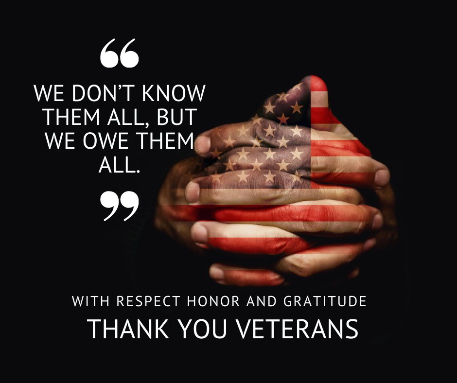 Thank you for serving our country and keeping us free!
#HugAVeteran #OccsHonorsOurVets