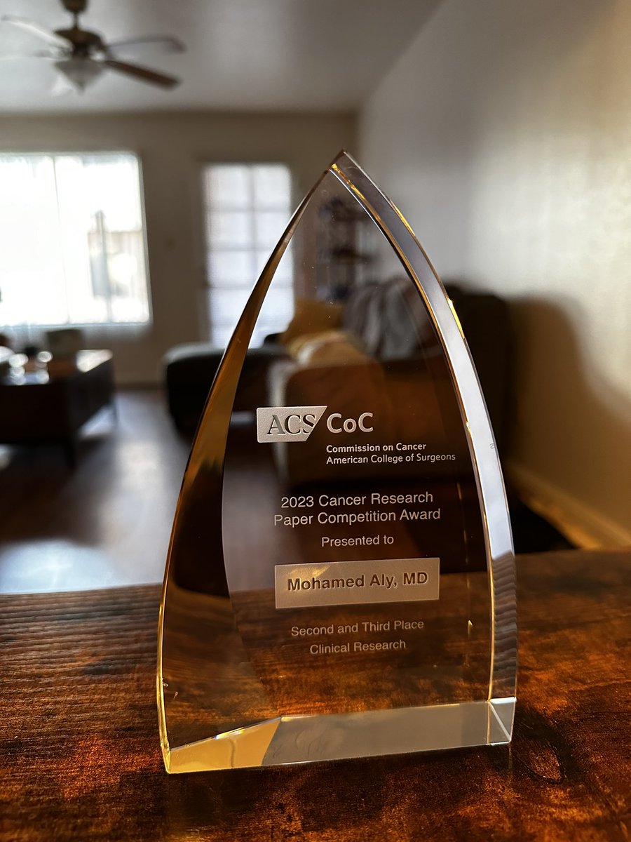 Mohamed Aly, MD (@mohamedalymd2) on Twitter photo Found a package at my doorstep, thought it’s my Amazon order, turned out to be this amazing award from <a href="/AmCollSurgeons/">American College of Surgeons</a> Commission on Cancer for the 2023 Research Paper Competition!
Eternally grateful for the opportunity and for the guidance and support of my mentors <a href="/MayoAZSurg/">Mayo Clinic AZ Department of Surgery</a> Found a package at my doorstep, thought it’s my Amazon order, turned out to be this amazing award from <a href="/AmCollSurgeons/">American College of Surgeons</a> Commission on Cancer for the 2023 Research Paper Competition!
Eternally grateful for the opportunity and for the guidance and support of my mentors <a href="/MayoAZSurg/">Mayo Clinic AZ Department of Surgery</a>