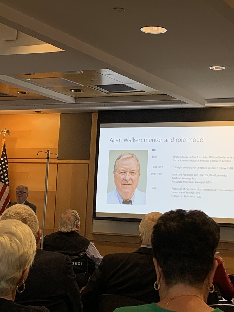 NurkoSamuel's tweet photo. Celebrating the career of a great scientist and mentor to many of us : Allan Walker. Will always be grateful to him for his mentorship and opportunity to work with him #allanwalker
@NASPGHAN @BostonChildrens https://t.co/XHR8v24O2k
