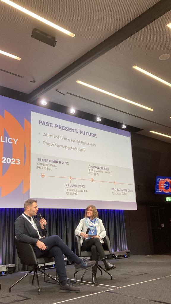 #PublicServiceMedia place high hopes in the future #EMFA regulation. At the @EBU_HQ’s Legal & Policy Assembly, I explained to our Member organisations where we stand and what will happen in the next weeks. We cross our fingers for a good final legislation! 🤞