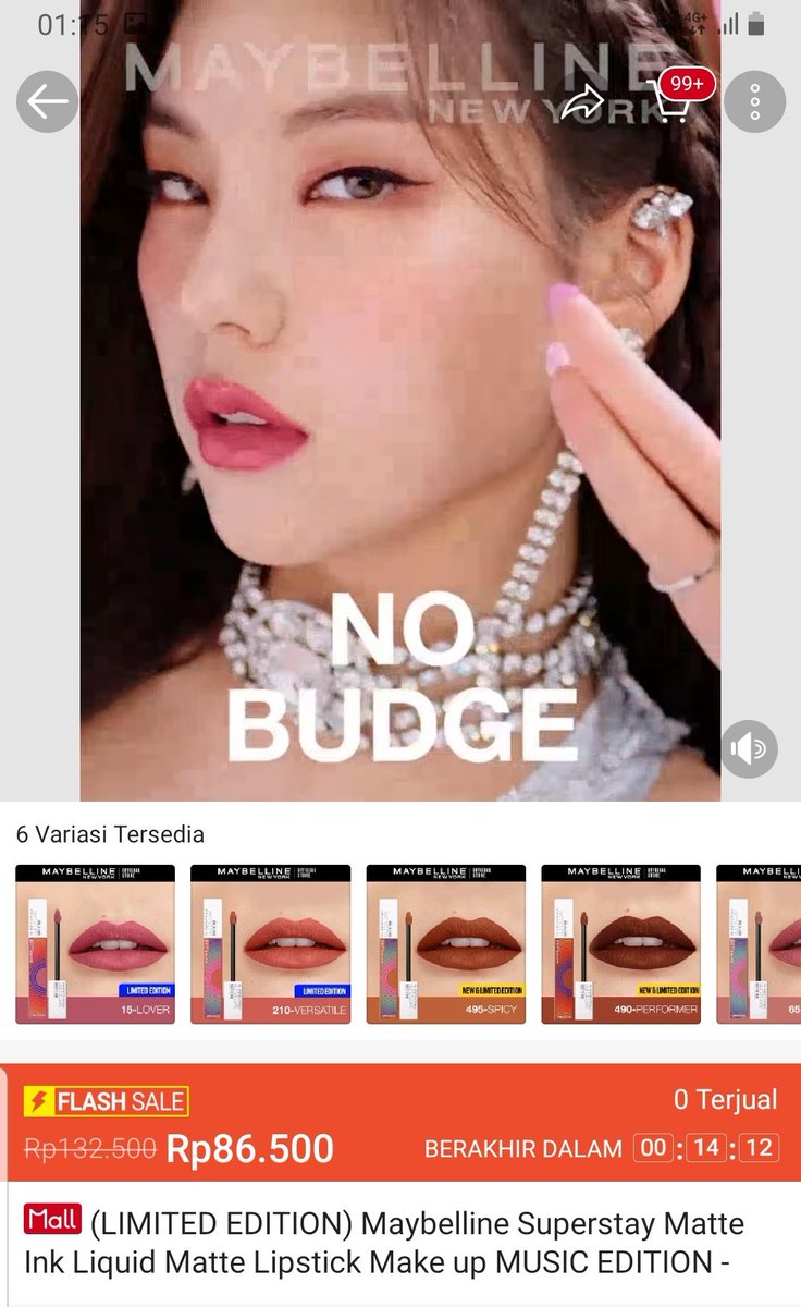 haloinivelia's tweet photo. Kita support product ayang Yeji  🖤🐱

#Maybelline #SuperStayMatteInk
#예지 #黄礼志 #イェジ #있지 #เยจี #YEJI #ITZY #Maybelline #TeamMatte with @ITZYofficial hehe @Maybelline https://t.co/2bt6tmj75l