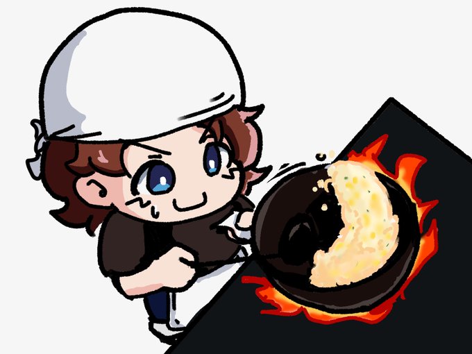 「brown hair frying pan」 illustration images(Latest)