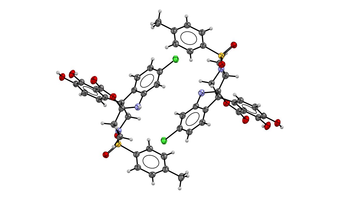 ccdc_cambridge's tweet image. The discovery of novel three-dimensional scaffolds with excellent optoelectronic properties was reported in @ChemEurope. CSD Entry: GIVGIF exhibits a unique molecular packing, which inhibits strong π−π stacking interactions.

🔗ccdc-info.com/3tXh9lx

#FeaturedStructureFriday
