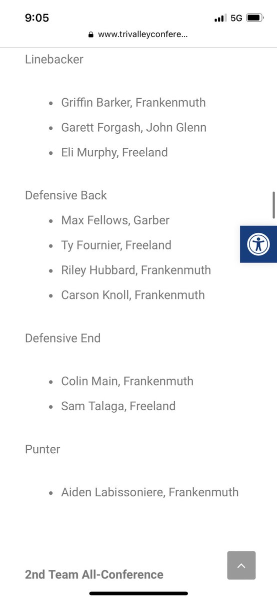 Blessed to be 1st team all conference! <a href="/MIexposure/">Michigan Exposure</a> <a href="/PrepRedzoneMI/">Prep Redzone Michigan</a> <a href="/MichFBFrenzy/">Michigan Prep Frenzy</a> <a href="/HallTechSports1/">Hall-Tech Sports</a> <a href="/CoachBJones95/">Bobby IndianaJones </a>