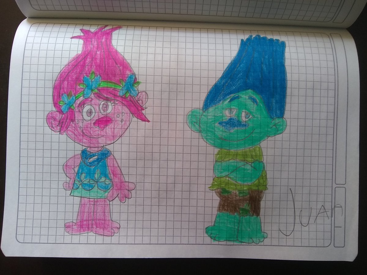 Camelo2017's tweet photo. La primera vez dibujo a estos personajes.
#Trolls #Hilda #NateElGrande #DreamchasersDreamForce #JakeSimons #ZekeMorgan @meligmusica @EnzoFortuny #ClaudiaPannone https://t.co/cMxdYeJZqH