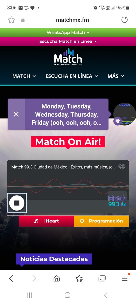 analirot's tweet photo. Gracias @MatchMxFM por programar #Seven de #Jungkook de @BTS_twt en el #MatchMorning, saludos y lindo día @EdsonAguirre_ 
@BangtanRDMX https://t.co/Ykk8h4OBXm