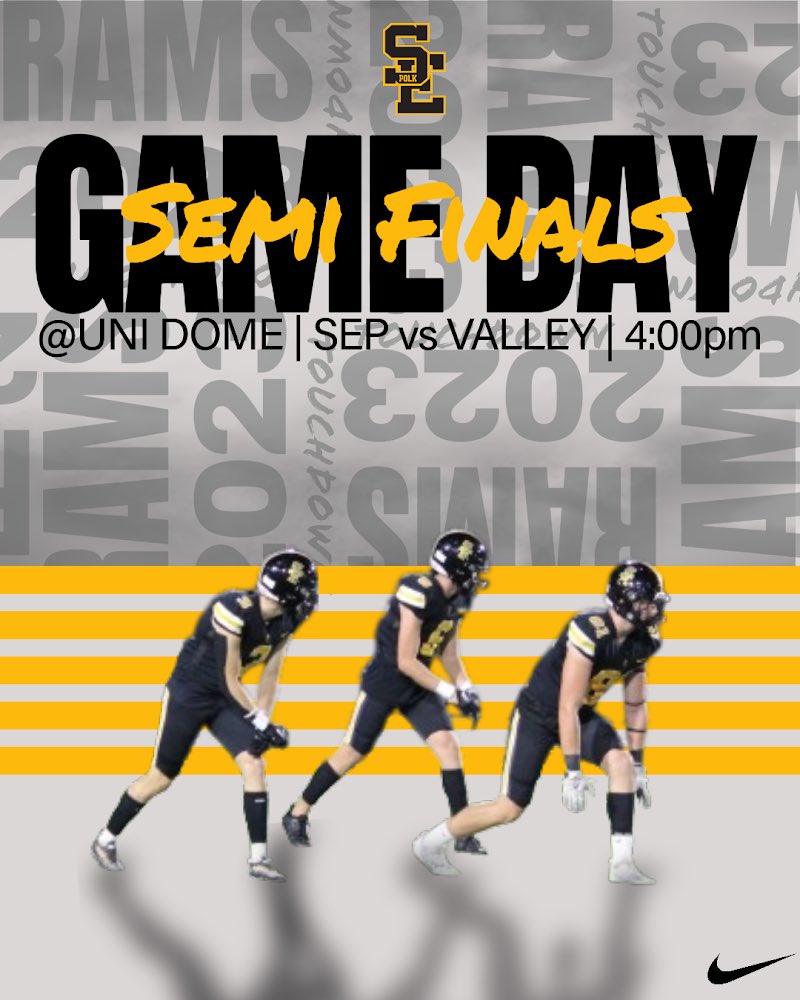 sep_football's tweet image. ⏰ 4:00pm
📍 UNI Dome
🎟️ unitix.evenue.net/cgi-bin/ncomme…
🎥 watch.ihssn.com/browse. $9.00
📲 Follow along for tweet updates 
🏈 SEP Rams vs. Valley Tigers
