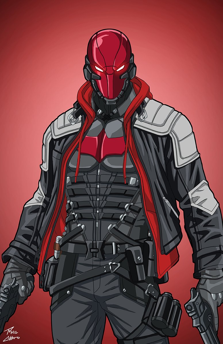 'Red Hood' from @RocksteadyGames' 'Batman: Arkham Knight' redesigned using elements of all his looks in the game.
#RedHood #JasonTodd #ArkhamKnight #DCComics #PhilChoArt 

 deviantart.com/phil-cho/art/R…