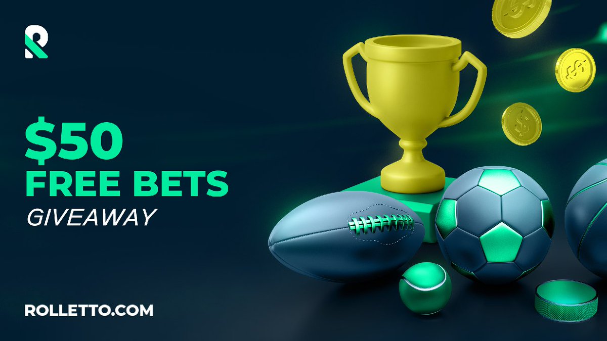 🎾 10x $5 FREE BETS GIVEAWAY 🎾

To qualify:
- Follow <a href="/RollettoWorld/">Rolletto</a>
- Reshare and like this post

Tag a friend for extra entries 🎟