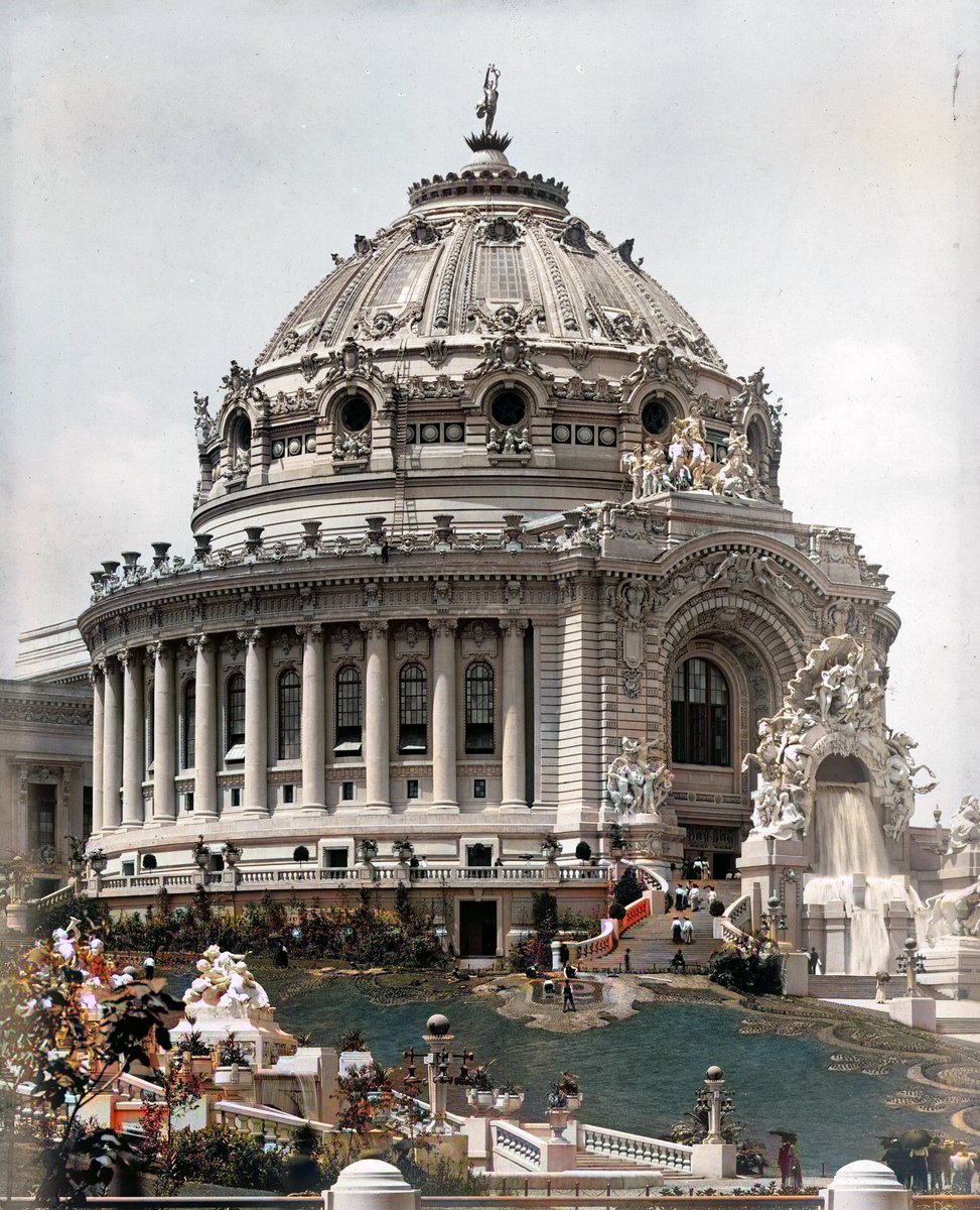 America was supposed to be beautiful.

Lost architectural treasures of the U.S. - a thread 🧵

1. Festival Hall, 1904 World's Fair, St. Louis - a temporary structure (mostly plaster and wood) which was demolished after the exposition