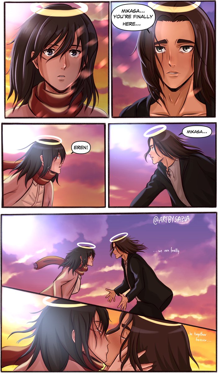 artbysazia's tweet photo. eremika afterlife fanfic (reposting bc it's better quality)

#snk #aot #MikasaAckerman #erenyeager #eremika https://t.co/bKe5qvEEQD