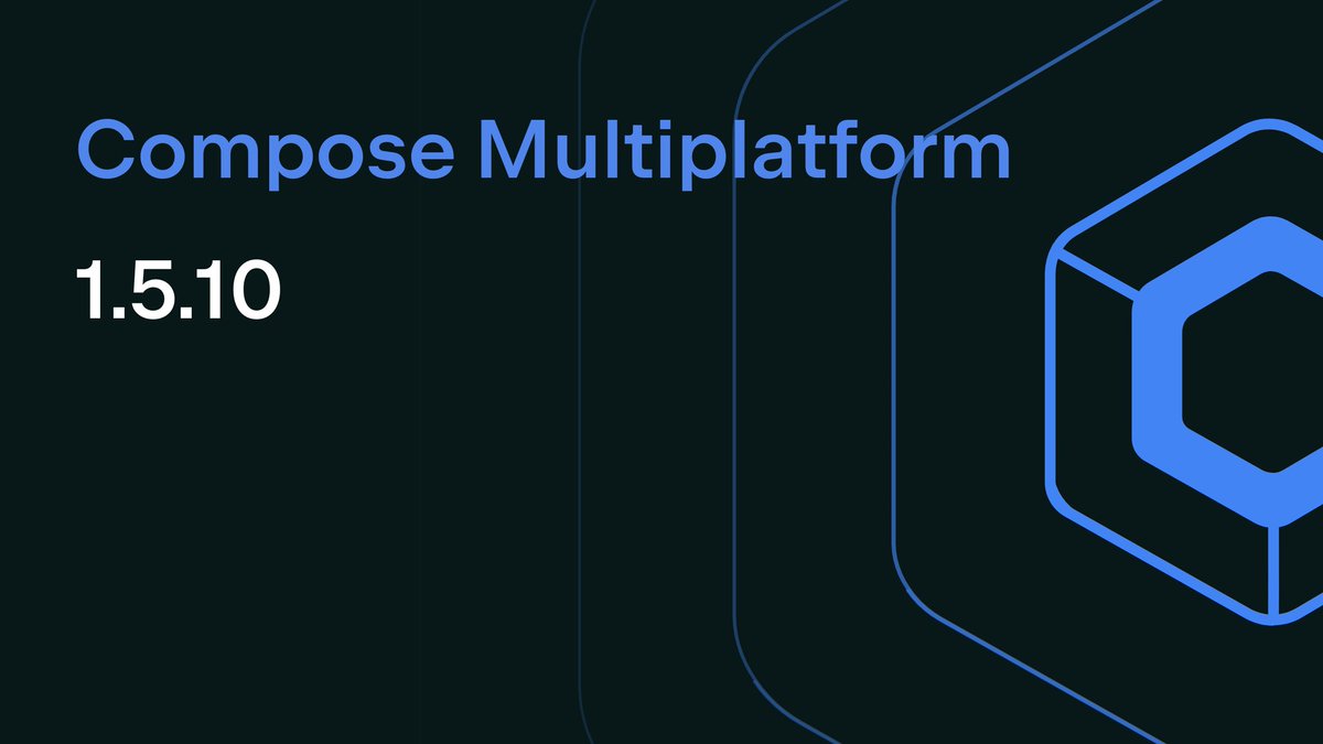 sergeevme's tweet image. Compose 1.5.10 released:
 👉 Common part extension
 👉 Improvements on iOS
 👉 Desktop fixes

#Android #Compose #AndroidDevs
