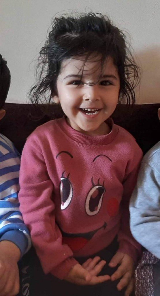 GazaMartyrs's tweet photo. Beirut Muhammad Abu Shamlah, 3 years old, was named Beirut because she was born on the day of the Beirut explosion on August 4, 2020. Her smile was constant, filled with activity and vitality. 

Beirut was martyred in an Israeli airstrike on their home in Gaza in October 2023. https://t.co/xmmlXPrh1Q