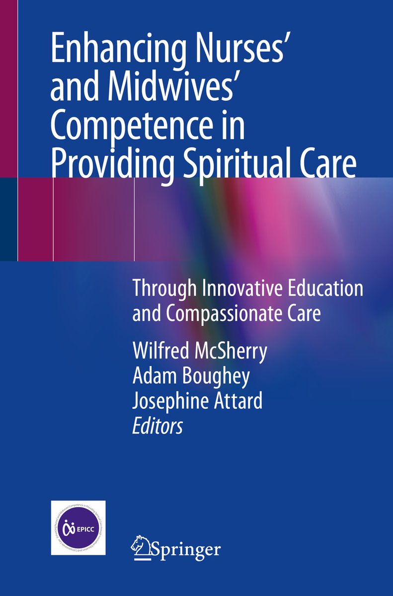 Feel free to have a look at “Enhancing Nurses’ and Midwives’ Competence in Providing Spiritual Care” on the <a href="/WisepressBooks/">Wisepress Books</a> booth #NursingLiveUK! 
Edited by Wilfred McSherry, Adam Boughey, Josephine Attard link.springer.com/book/10.1007/9…
<a href="/WilfredMcSherr1/">Wilfred McSherry</a> #EPICC