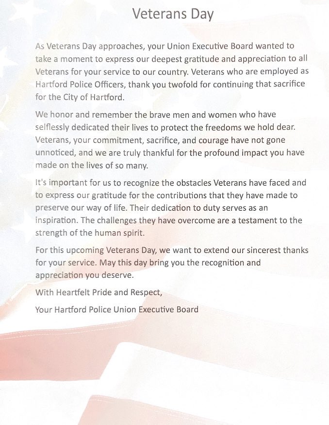 A Veterans Day Thank You