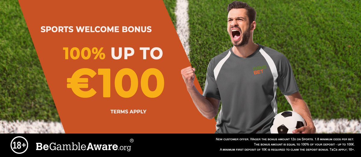 ⚽️ #EPL #SerieA ⚽️#Ligue1UberEats #LaLiga #Bundesliga 🎾 #ATP Enjoy the action and claim a 100% bonus up to €100! 🔗 bit.ly/3Wlo5mT T&Cs apply. begambleaware.org 🔞 #FreeBets #WelcomeOffer #BettingOffers