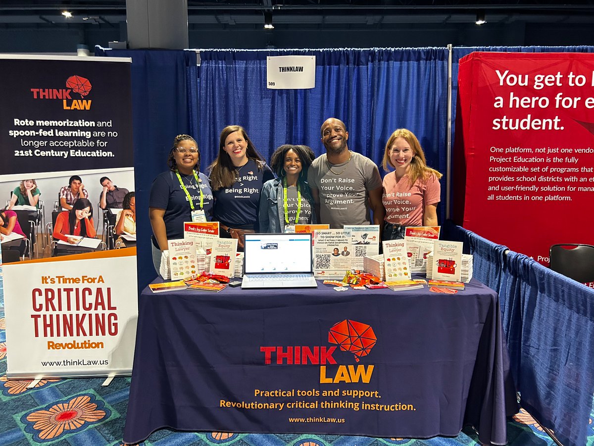 thinkLaw is at @NAGCGIFTED ! Come say hi at booth 509 and check out our first session at 1:15 in Coronado K. #NAGC23 #GiftEd #GiftedMinds # gtchat