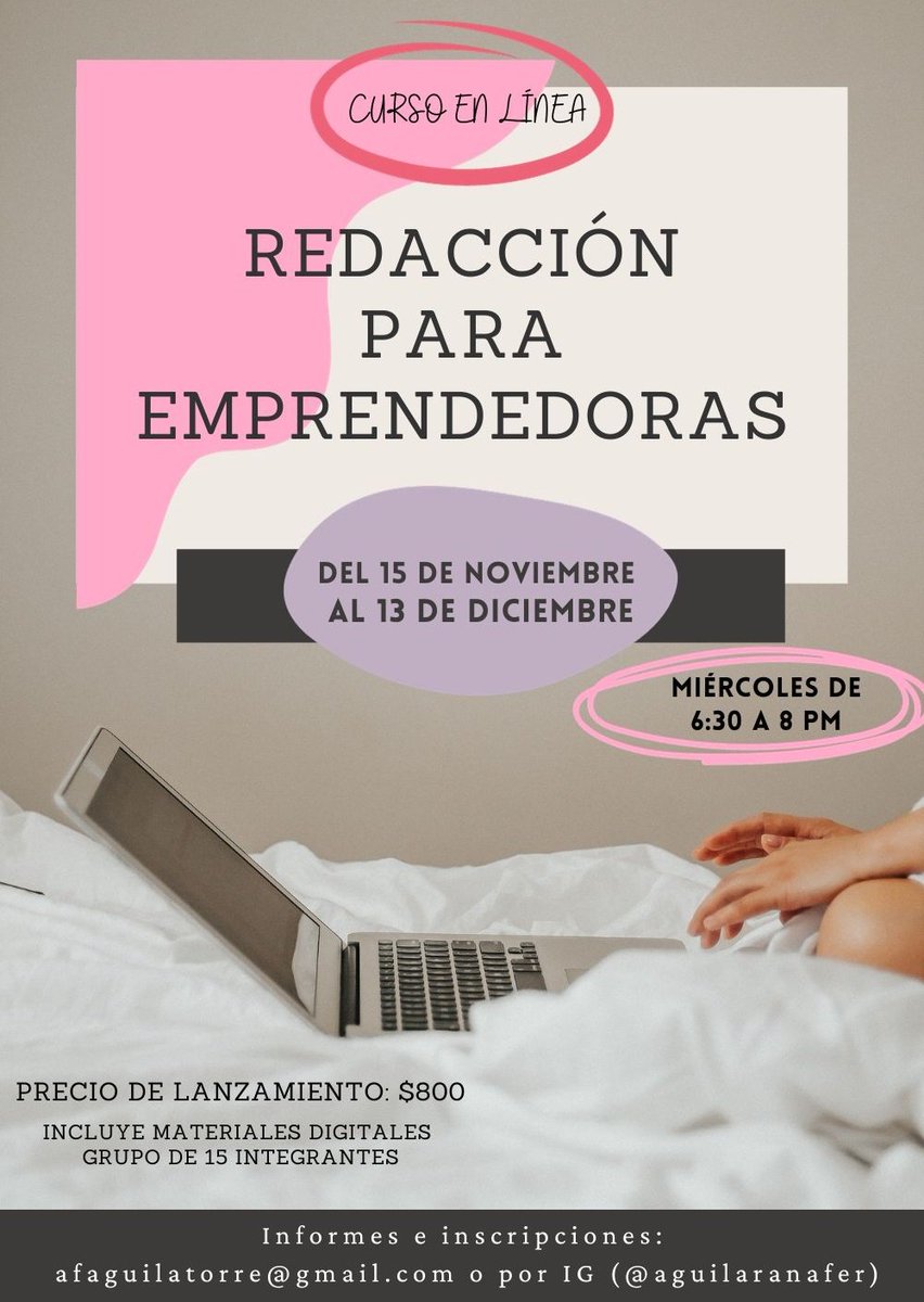 FerAnaAA's tweet photo. ¡Gente bonita de tuiter! 
Estoy ofreciendo este curso. Me ayudan mucho compartiendo. 
Gracias y saludos. https://t.co/LCpssgMeg9