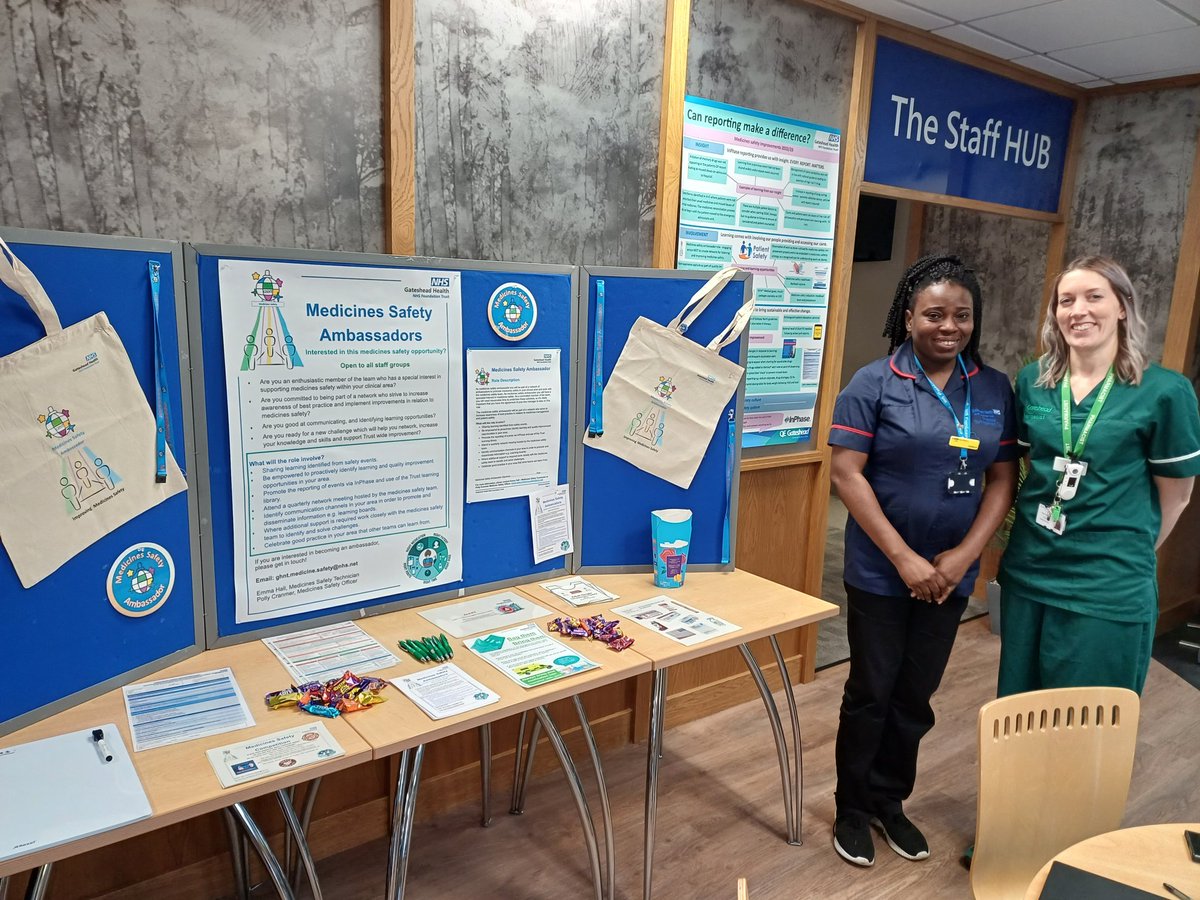 So pleased I bumped into Adaeze to confirm our plans to support medicines safety education for our international nursing recruitment programme. Looking forward to meeting our new team members next week 😀 #MedSafetyWeek