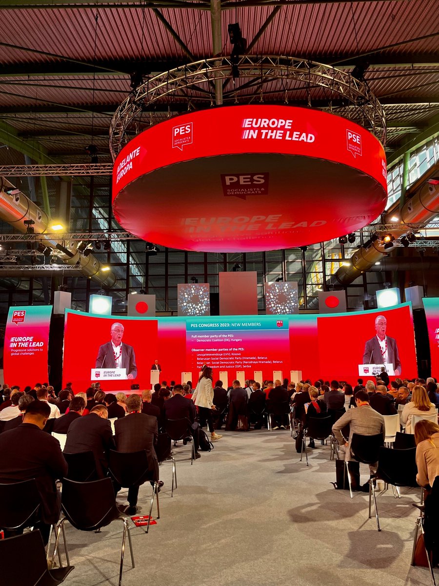#PESCongress confirms DK Hungary as full member party and welcomes 4 new observer member parties:
- Vetëvendosje, Kosovo
- Hramada, Belarus
- Narodnaya Hramada, Belarus
- Party of Freedom and Justice, Serbia
#AdelanteEuropa