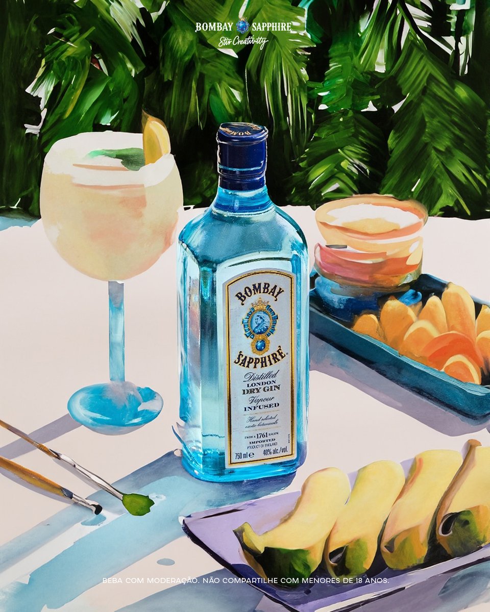 O movimento antropofágico devorou as tendências europeias e as devolveu em obras brasileiras originais. Alguma semelhança com Bombay Sapphire? O gin britânico que já se adaptou perfeitamente à arte brasileira.

Aprecie com moderação. Não compartilhe com menores de 18 anos.