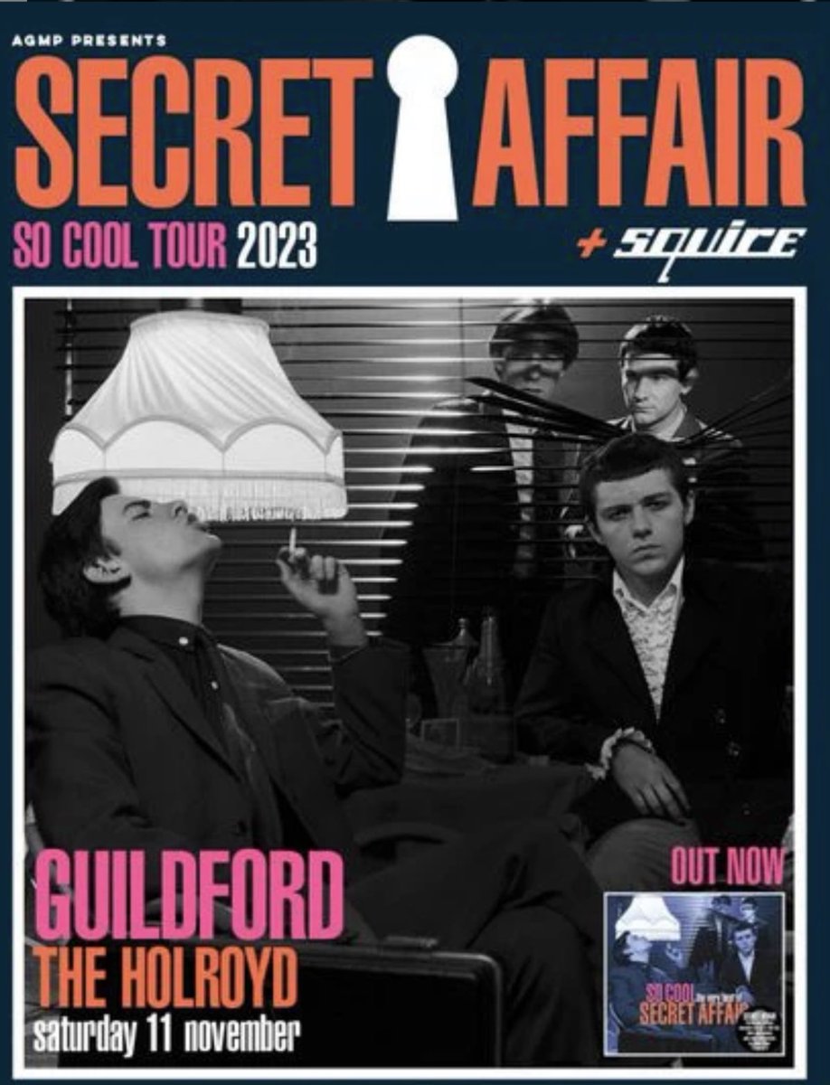 This weekend we are in Shoreham-by the sea and Guildford continuing the So Cool tour with special guests Squire