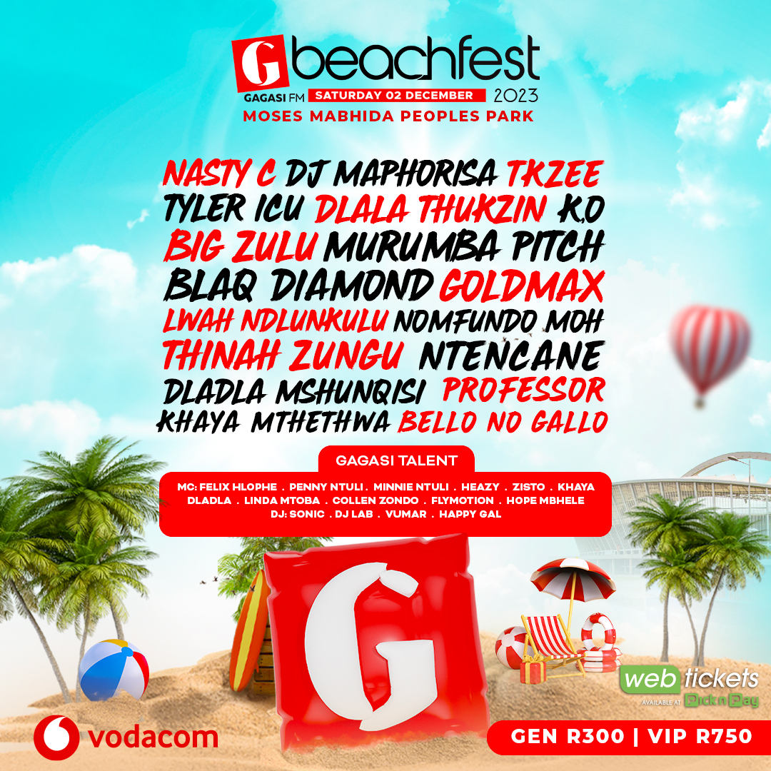 gagasifm's tweet photo. We're Unlocking Summer with Vodacom at #GagasiFMBeachfest2023! Stand a chance to win Tickets &amp; R5,000. To enter, download &amp; sign up on the Vodapay app, post a screenshot of the unlock summer screen using the #UnlockSummer. Don't forget to tag @VodacomSA &amp; @GAGASIFM Ts&amp;Cs apply. https://t.co/Sg6sKk7xwc