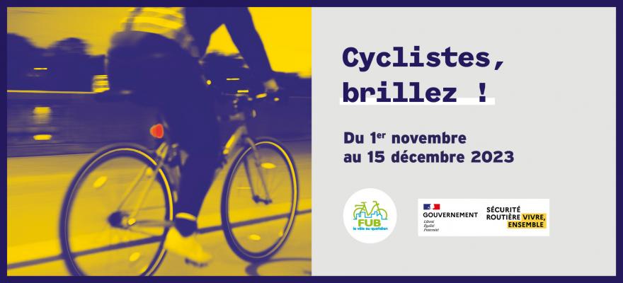 Les déplacements quotidiens à 🚲se font désormais dans l’obscurité.
Venez retrouver l'équipe de #saintes à  vélo <a href="/FUB_fr/">FUB</a> le 14 novembre à la gare, le 16 novembre place Bassompierre,  le 17 cours Reverseaux, de 17h30 à 19h.
L'éclairage de votre 🚲sera gratuitement mis aux normes.