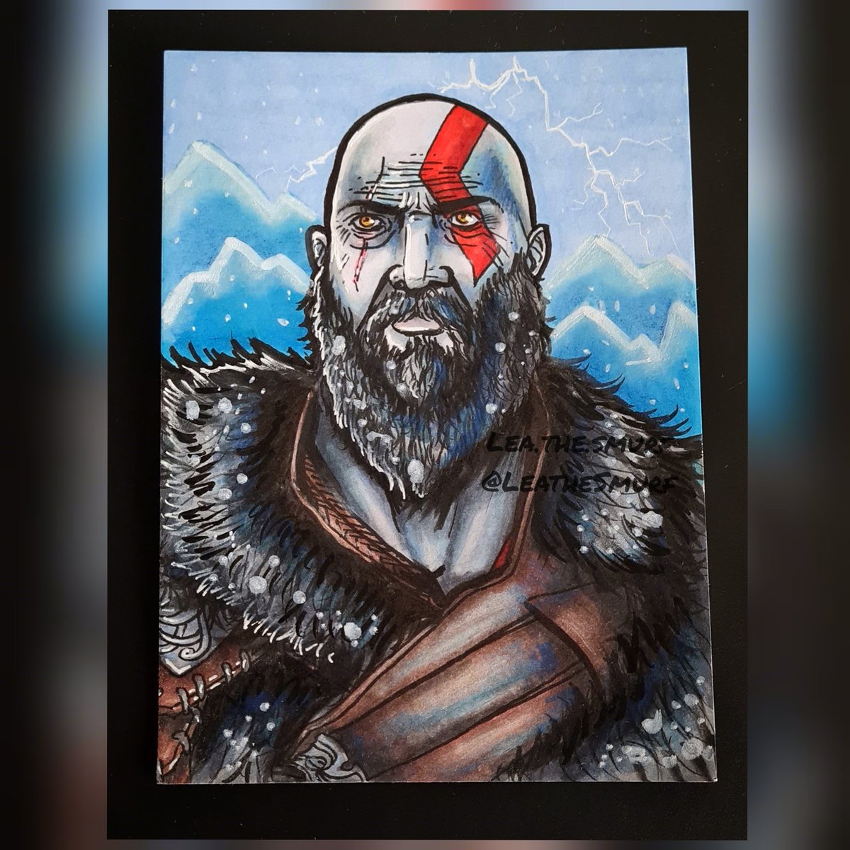 LeatheSmurf's tweet photo. Happy first anniversary God of War Ragnarok! Here is my fanart of Kratos ❄️🪓

#godofwar #godofwar4 #godofwarragnarok #godofwar3 #godofwar2 #godofwarps4 #godofwar2018 #godofwar1 #godofwar5 #godofwarragnarök #godofwarart #godofwarfanart #godofwarpc https://t.co/6eRkiIV3go
