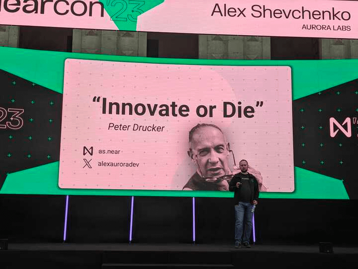 auroraisnear's tweet photo. 📢 Today, @AlexAuroraDev addressed a vital mission at Aurora: Paving the way for seamless business integration into NEAR. 💥

This announcement marks a pivotal moment in the industry, simplifying blockchain adoption for all businesses. Save the date - November 29th! 🔔

Something big is coming! 🚀