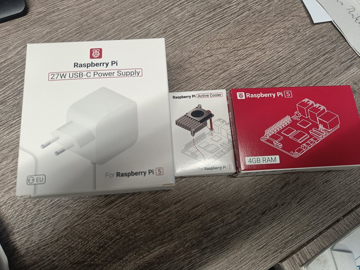 First steps with RPi5