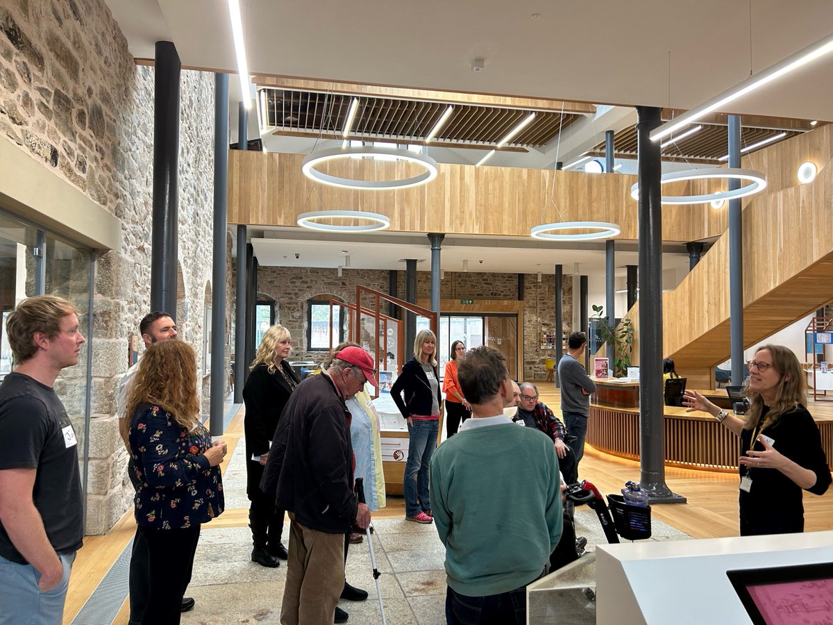 kresenkernow's tweet photo. We were delighted to host members of Cornwall Disability Alliance for an introduction to Kresen Kernow
We are working together to improve disability stories and histories in archive collections
#disabilityhistorymonth #disabilityalliance @disabilitycornwallandios @Active8online https://t.co/vT19LvAVbi
