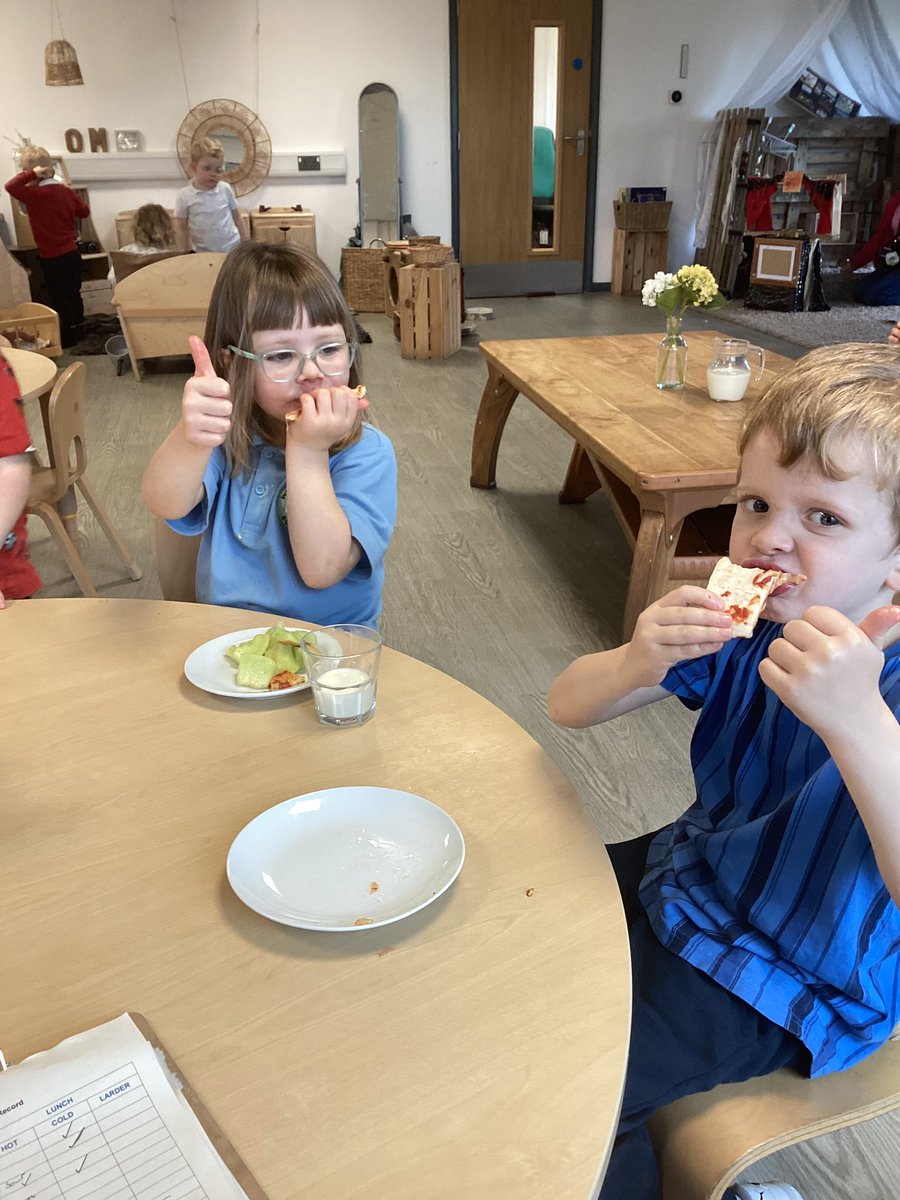 inchlairELCC's tweet photo. Today some of the children made pizza. We had it for afternoon snack. A- “I love pizza” J - “I can do it” 🍕 #autonomouslearners #unityandconnectedness #marvellousmeals https://t.co/yLJv9Lcq9C
