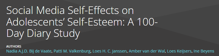 Project AWeSome (@uva_awesome) on Twitter photo 🔔New Preprint 🔔Have you read our latest paper based on our 100-day daily diary study? In this preprint, <a href="/NadiaBijdeVaate/">Nadia Bij de Vaate</a> investigated the relationship between adolescents' social media self-presentation and their self-esteem. For the full paper: osf.io/preprints/psya… 🔔New Preprint 🔔Have you read our latest paper based on our 100-day daily diary study? In this preprint, <a href="/NadiaBijdeVaate/">Nadia Bij de Vaate</a> investigated the relationship between adolescents' social media self-presentation and their self-esteem. For the full paper: osf.io/preprints/psya…