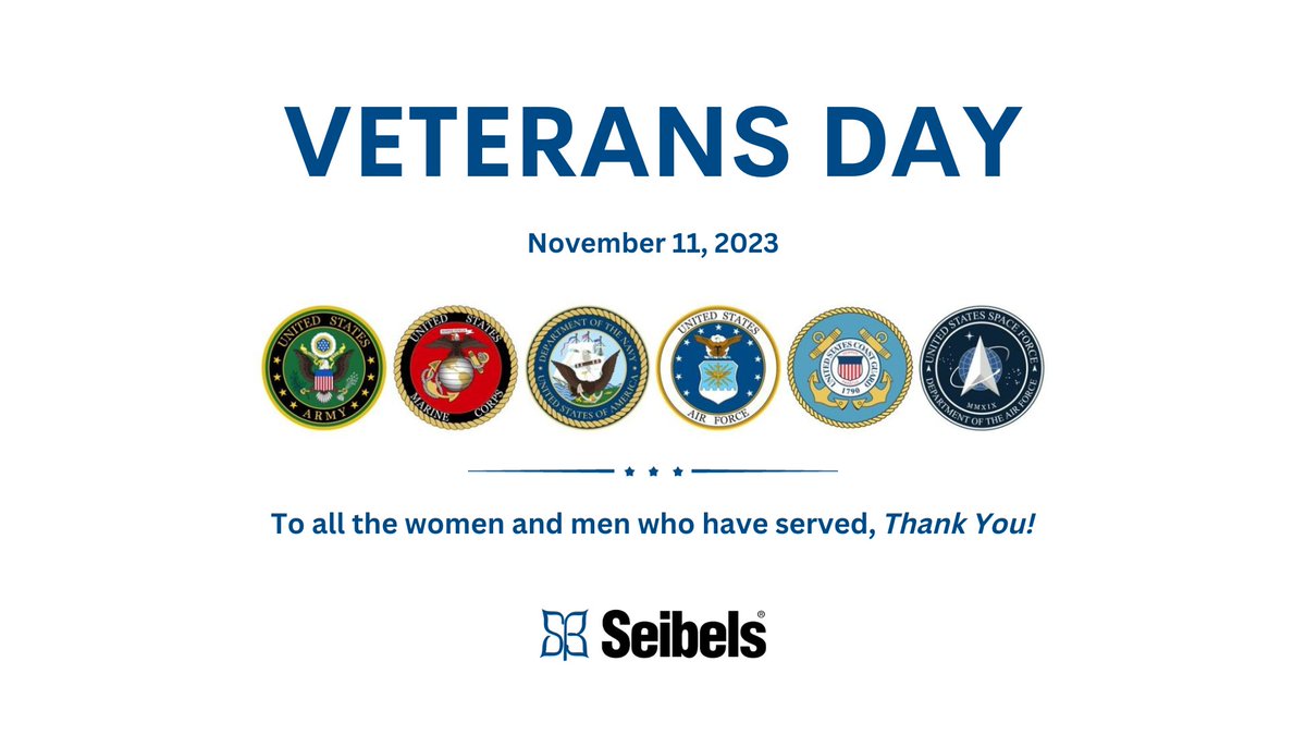 SeibelsITS's tweet image. To all the women and men who have served, Thank You!
#VeteransDay2023 #insurtechsolutions